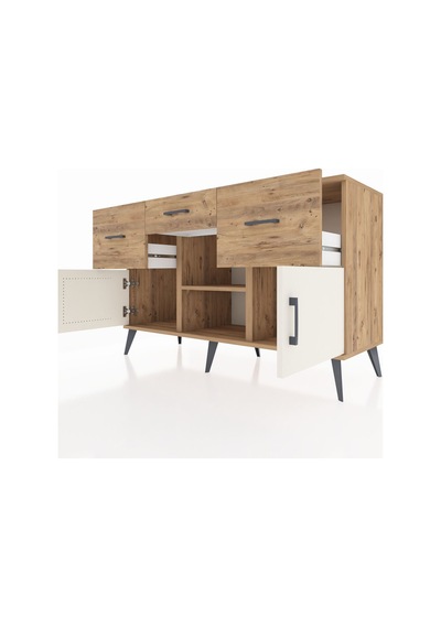 Hyperion Konsol Tek Raflı 3 Çekmeceli 3 Kapaklı 132x44x83 Çam-aytaşı/çam Aytaşı/çam Hyperion Konsol Tek Raflı 3 Çekmeceli 3 Kapaklı 132x44x83 Çam-aytaşı/çam Aytaşı/çam