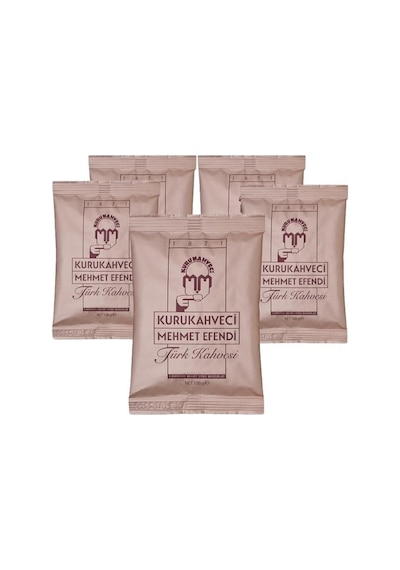 Mehmet Efendi Türk Kahvesi 100 Gr X 5 Adet & Nutty More Fındık Ezmesi Tanışma Paketi 200 Gr X 3 Adet