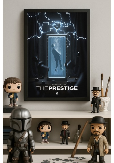The Prestige Siyah Ahşap Çerçeveli Poster, Film Duvar Tablosu