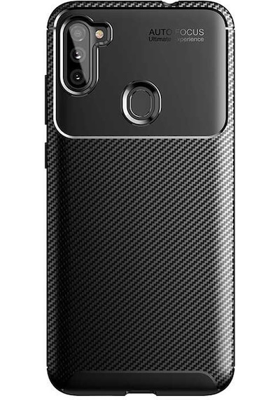 Rba Aksesuar Galaxy Uyumlu M11 Kılıf Rba Negro Silikon Kapak - Siyah Siyah