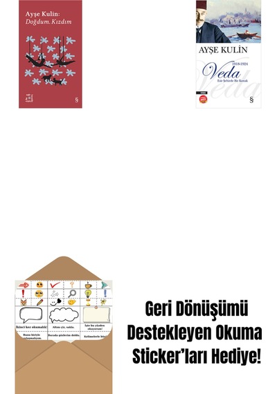 Everest Açıkhava 19 - Doğdum. Kızdım + Veda Midi Boy + Okuma Sticker'ları