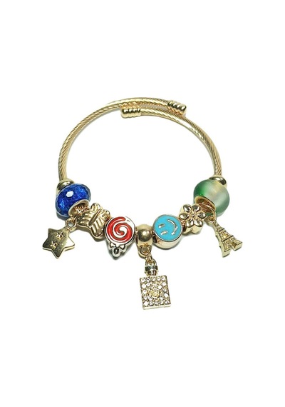 Jtaw24çeb1433 Janti Çelik Bileklik - Pandooranın Charmları Gold Renk Kararmaz
