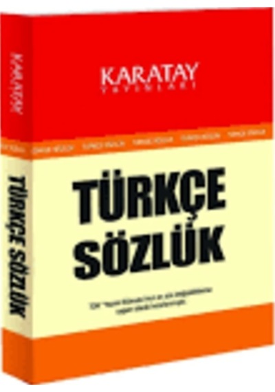 Karatay 4E Sözlük Türkçe Karton Kapak