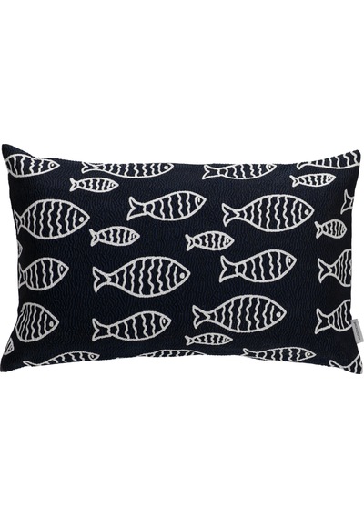 Mudo Home Marin Fısh Kırlent Lacivert 35x55