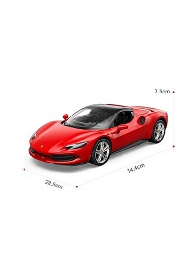 Rastar 1:16 Ferrari 296 Gts Uzaktan Kumandalı Araba Kırmızı Detaylı Tasarım Ve Hızlı Yapı Karışık