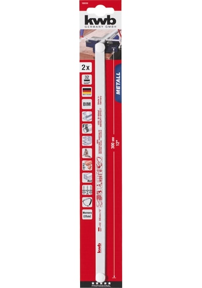 Kwb Yedek Demir Testere Uç 300 Mm 2 Parça 49188020