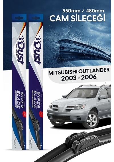 Mitsubishi Outlander Silecek Takımı 2003-2006 Uyumlu 550mm/480mm