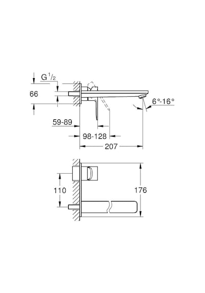 Grohe Lineare New İki Delikli Lavabo Bataryası L-Boyut 23444Dc1