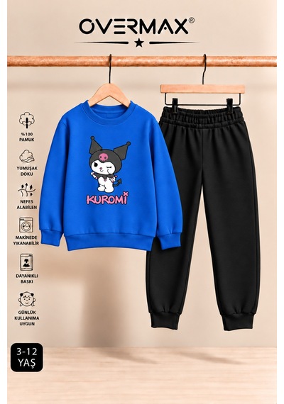 Overmax Kuromi Baskılı Kız Çocuk Kapüşonsuz Sweatshirt & Eşofman Takımı- 3-12 Yaş Saks Mavi Üst-siyah Alt - 922298980 Saks Mavi Üst-siyah Alt Overmax Kuromi Baskılı Kız Çocuk Kapüşonsuz Sweatshirt & Eşofman Takımı- 3-12 Yaş Saks Mavi Üst-siyah Alt - 922298980 Saks Mavi Üst-siyah Alt