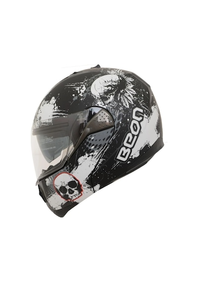 Beon B-700 Çene Açılır Vizörlü Kask Kuru Kafa Renkli