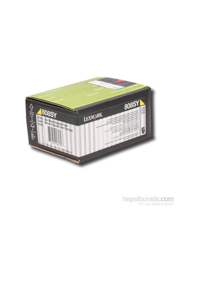 Lexmark Cx310-Cx410 (80C8sy0) 2.000 Syf.Sarı Toner