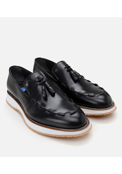Hotiç Erkek Deri Siyah Püskül Detaylı Loafer 02ayh305220a100 Siyah-black Siyah