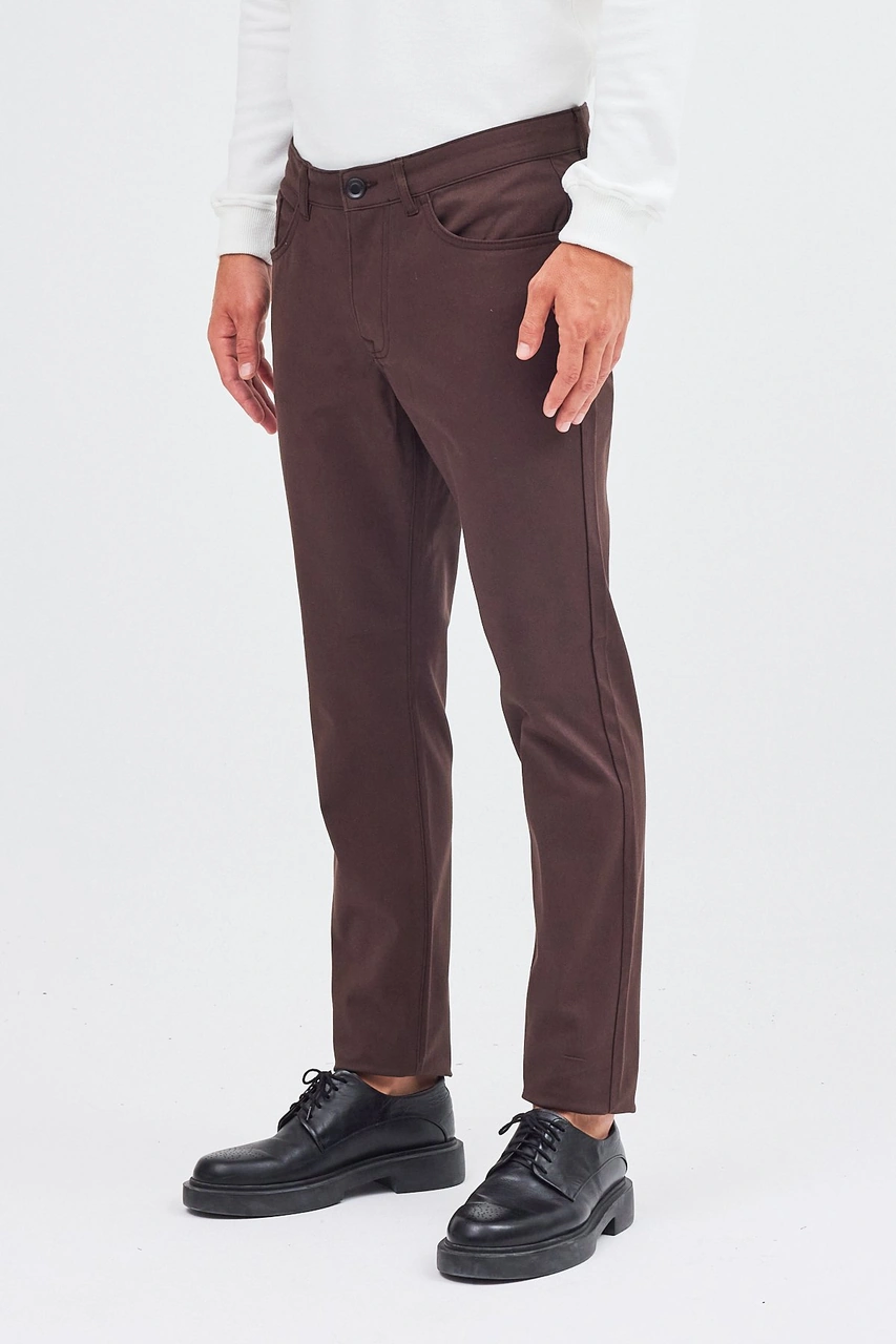 İmza Sütlü Kahverengi 5 Cep Düz Paça Pamuklu Slim Fit 5 Cep Casual Pantolon 1003255154 - Sütlü Kahverengi İmza Sütlü Kahverengi 5 Cep Düz Paça Pamuklu Slim Fit 5 Cep Casual Pantolon 1003255154 - Sütlü Kahverengi