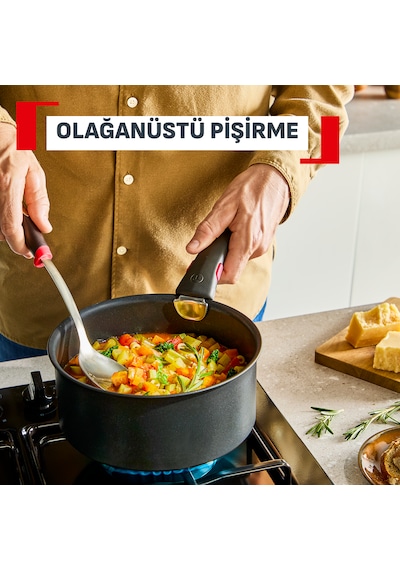 Tefal Excellence+ 8X Mix Sos Tenceresi - 16 Cm 001 Siyah