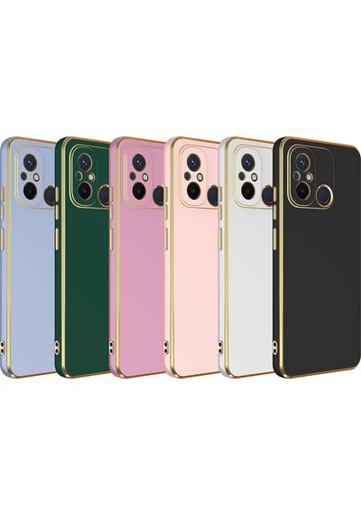 Xiaomi Redmi 12c Kılıf Zore Bark Kapak Rose Gold