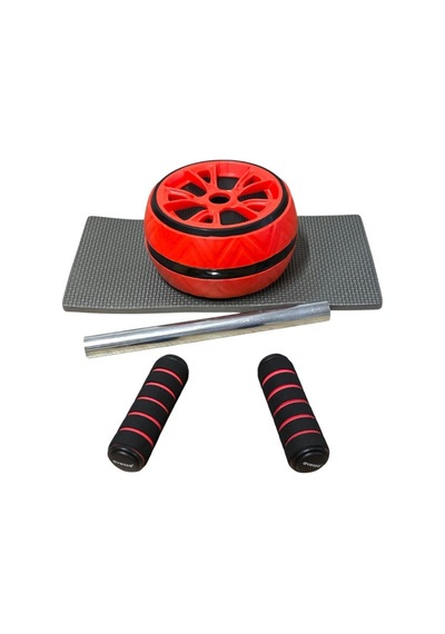 Özel Seri Form Tut Kondisyon Fitness Ew-10 Red-black Egzersiz Tekeri Kırmızı-siyah