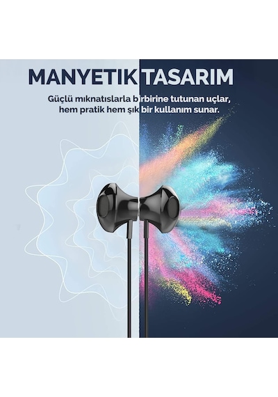 Juo Type-c Mikrofonlu Kablolu Kulak İçi Kulaklık Metal Dac Çip Destekli Enc Gürültü Engelleme Diğer