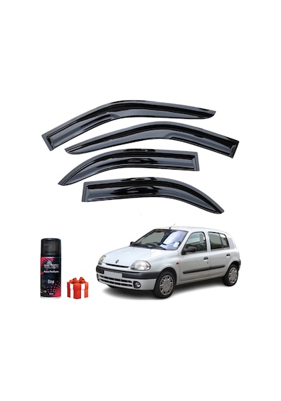 Clio 2 Hb Mügen Cam Rüzgarlığı 1998-2008 Arası 4 Lü Takım+koku