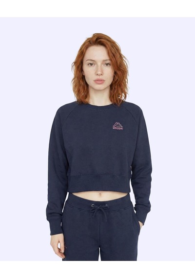 Kappa Logo Cindyna Kadın Dark Tone Regular Sweatshirt