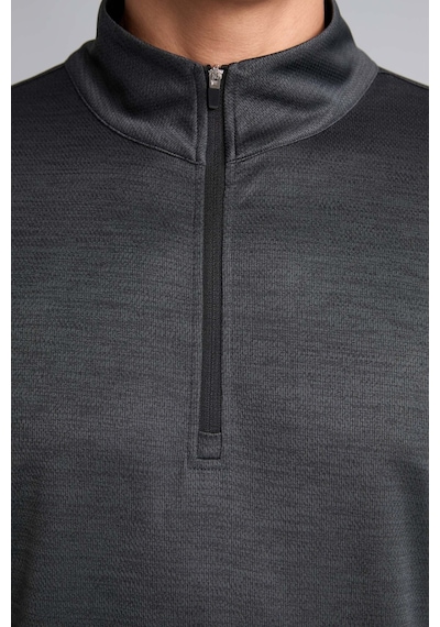 Defacto Slim Fit Dik Yaka Çabuk Kuruyan Nefes Alabilen Esnek Kumaş Fermuarlı Sporcu Uzun Kollu Body E9358ax26auar160 Antrasit-ar160