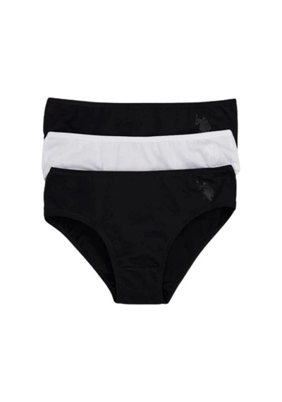 U.S. Polo Assn. U.s. Polo Kız Çocuk Slip Külot 1677 Siyah Siyah