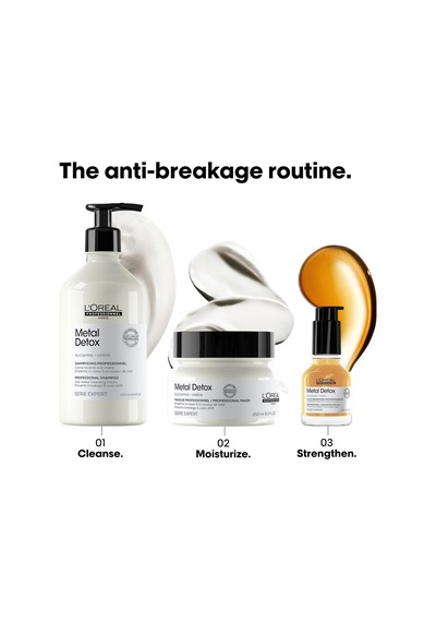 L'oréal Professionnel Serie Expert Metal Detox Oil Konsantre Saç Bakım Yağı 50 Ml - Parlaklık Ve Kırılma Karşı