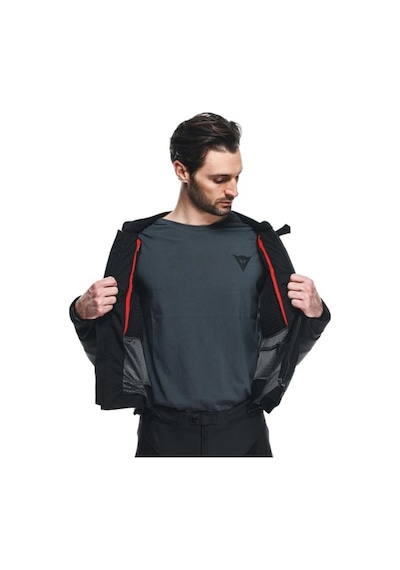 Dainese Super Speed 4 Black Matt Charcoal Gray Deri Mont