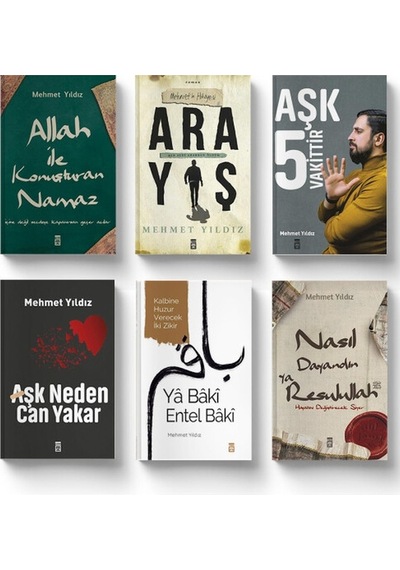 Mehmet Yıldız Kitap Seti 6 Kitap Timaş Yayınları Türkçe