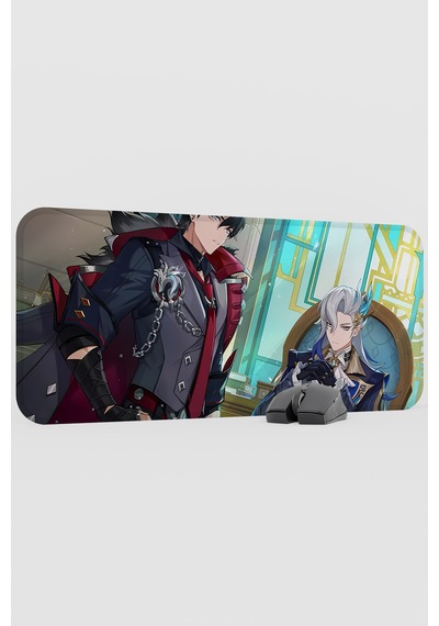 Neuvillette Genshin Impact Anime Gacha V5 - 70x30 Xl Gaming Mouse Pad Fare Altlığı