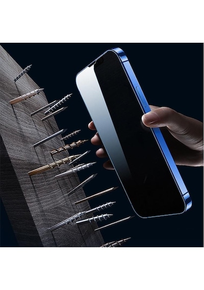 Vendas Apple iPhone 15 Uyumlu Privacy Gizleyen Hayalet Temperli Cam Ekran Koruyucu