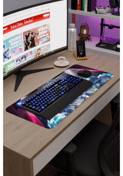 Neuvillette Genshin Impact Anime Gacha V2 - 70x30 Xl Gaming Mouse Pad Fare Altlığı