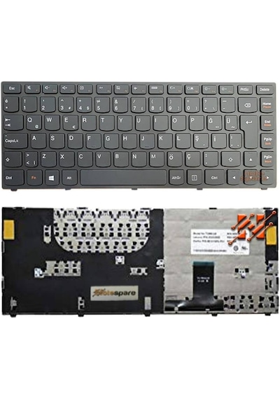 Lenovo İle Uyumlu Nsk-bcppn, T3sm-tur-q, V-127920fk1-tr Notebook Klavye Siyah Tr