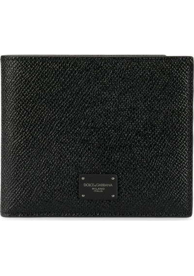 Dolce & Gabbana Dolce&Gabbana Logo Plaque Bi-fold Wallet BP1321AZ602