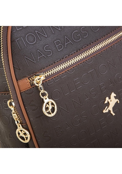Nas Bag Kadın Sırt Çantası Kahve Taba Gofraj Kahve Taba