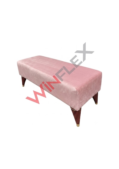 Winflex Dekoratif Dikdörtgen Puf 38 X 100cm Pembe Renk
