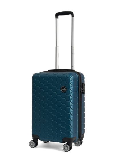 Reymond Luggage Altıgen Abs Seyahat Valizi, Kabin Boy Petrol Mavi