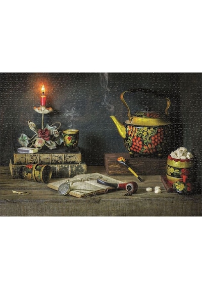 Nova Puzzle 44006 - Çay Molası 1500 Parça Mini Puzzle