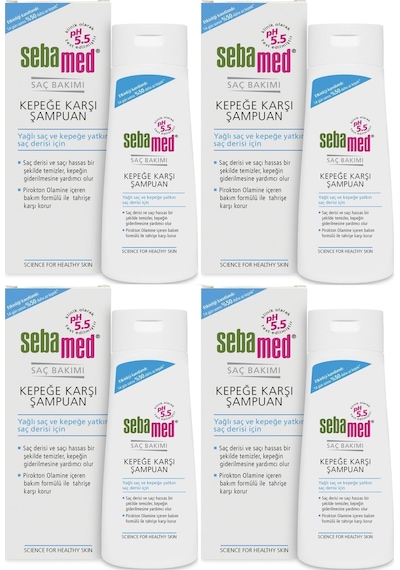 Sebamed Şampuan 200ml Kepeğe Karşı 4 Lü Set