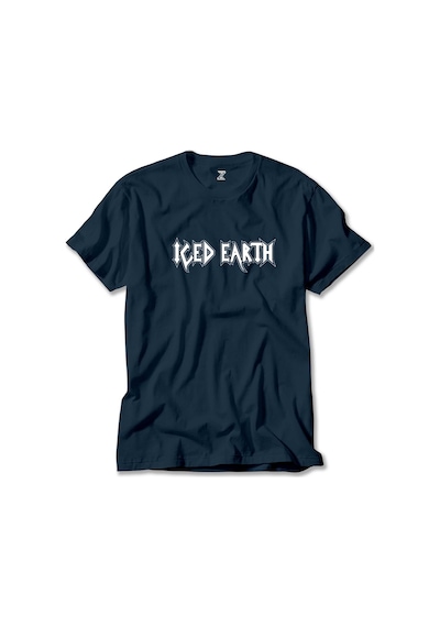 Iced Earth Logo Füme Tişört