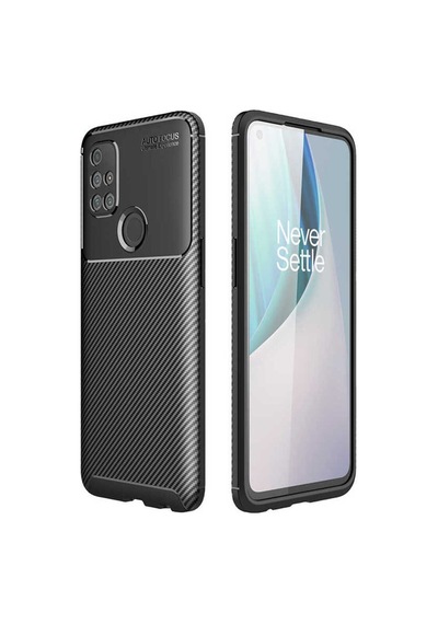 One Plus Nord N10 5g Kılıf Zore Negro Silikon Kapak Siyah