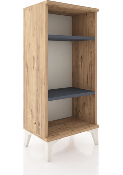Arges Komodin 2 Raflı 44x30x96 Çam-antrasit Çam