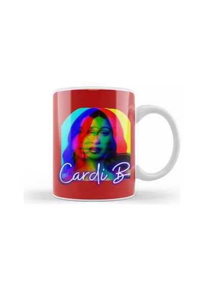 Cardi B Kupa Bardak Porselen Karışık