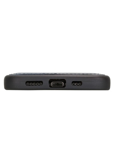 Bouletta Apple Uyumlu iPhone 12 Pro Deri Arka Kapak Brn4Ef Mavi (541846438)