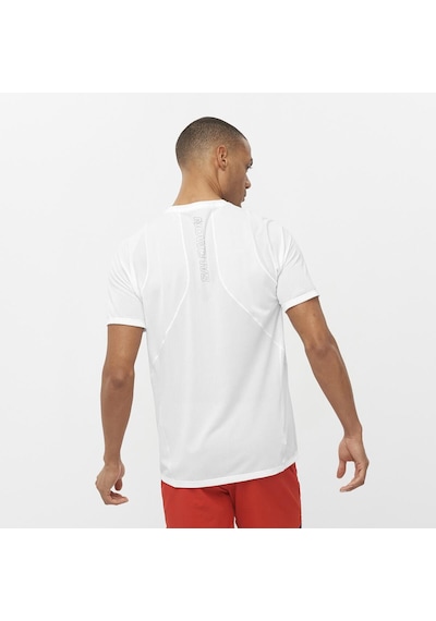 Salomon Salomon Sense Aero Ss Erkek Koşu T-shirt Beyaz 18034 Beyaz