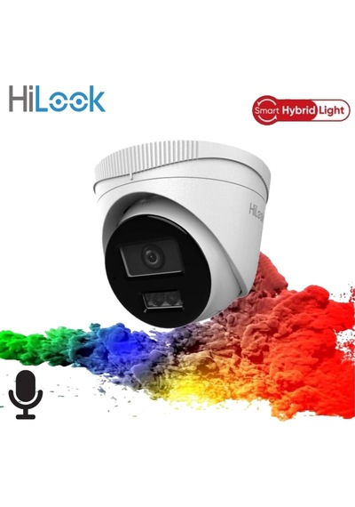 Hılook Ipc-t220ha-lufc, 2mpix, 2,8mm Lens, H265+, Dual Light, 20mt Gece Görüşü, Dahili Mikrofon, Ip6