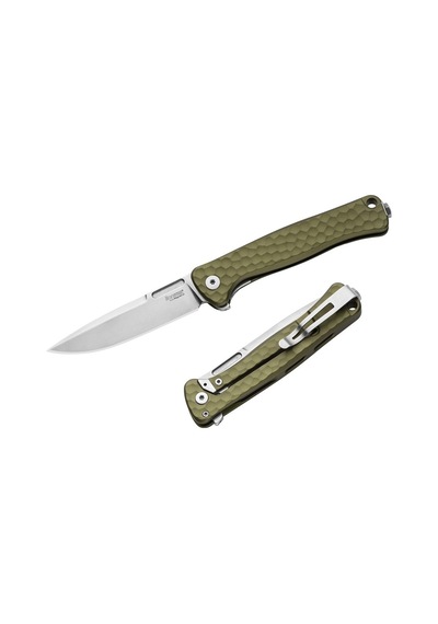 Lionsteel Emmet Em01a Gs Stone Washed Blade Magnacut Green Aluminium Hammertone Kamp Çakı Yeşil