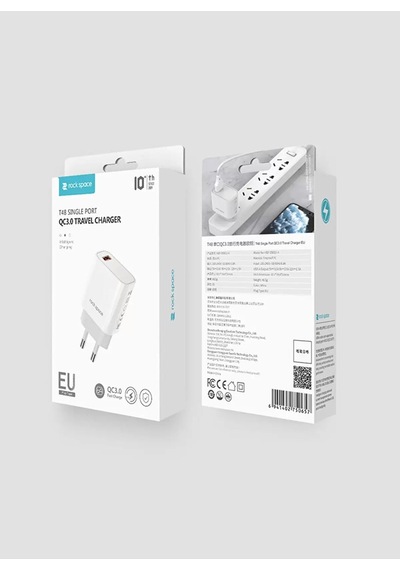 Şarj Cihazı Beyaz 18w Qc 3.0 Mini Seyahat Tipi
