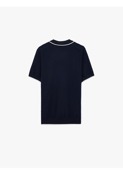 Koton Regular Fit Pamuklu Çizgi Detaylı Polo Yaka Kısa Kollu Triko Tişört Lacivert 6sam70044ht Koton Regular Fit Pamuklu Çizgi Detaylı Polo Yaka Kısa Kollu Triko Tişört Lacivert 6sam70044ht