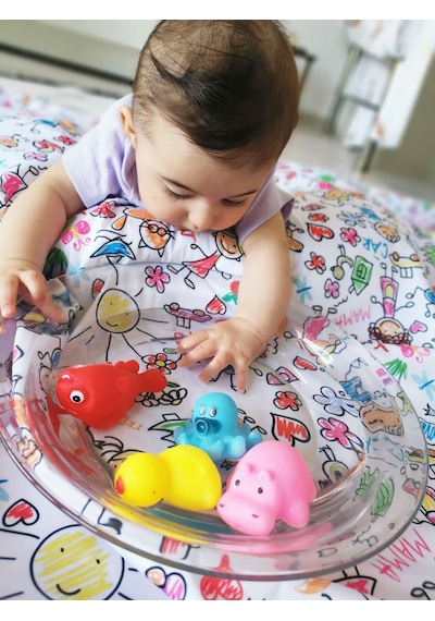 Yorni 145x150cm ,boyama,bebek Odası,halı Için Sıvı Geçirmez Oyun Örtü