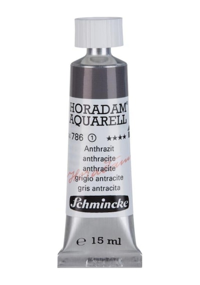 Schmincke : Horadam Aquarell Artist Sulu Boya : 15 Ml Tüp : Seri 1 786 Charcoal Grey